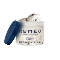 Stracciatella di Bergamo gelato ice cream.